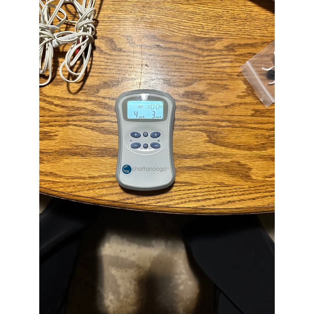 Chattanooga Primera TENS NMES Unit Dual Channel Muscle Stimulator Kit Case Wipes - Picture 2 of 4